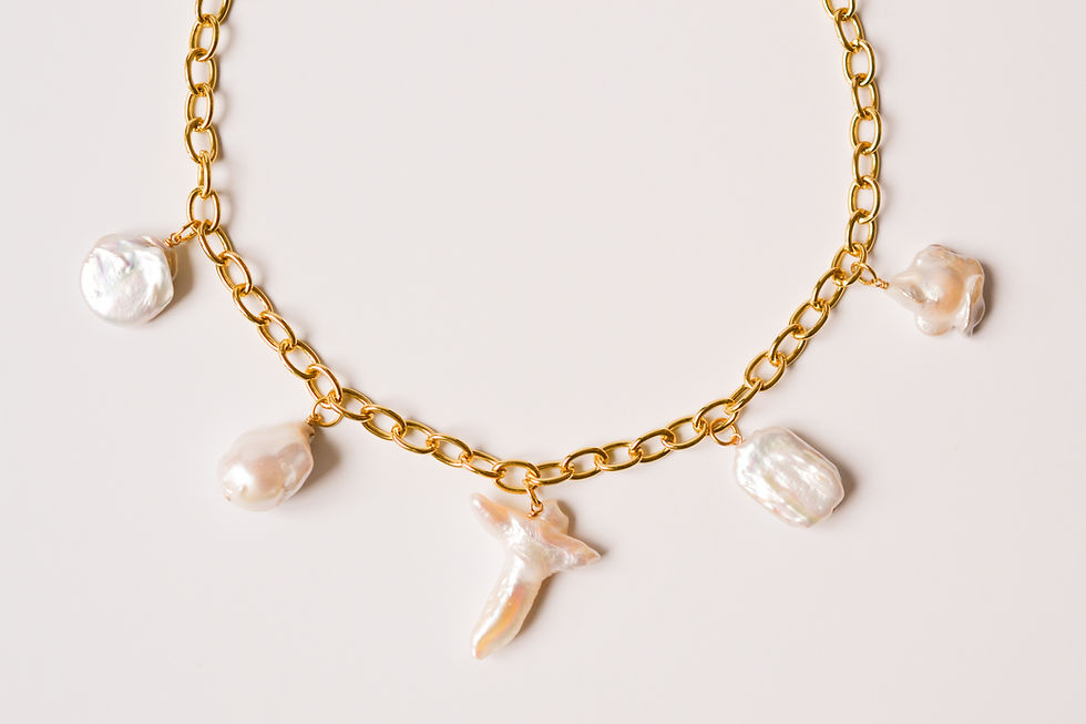 Thumbnail: Mermaid Tears Charm Necklace