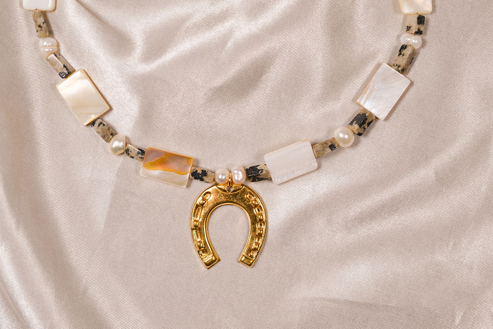 Thumbnail: Dixie | western beaded necklace