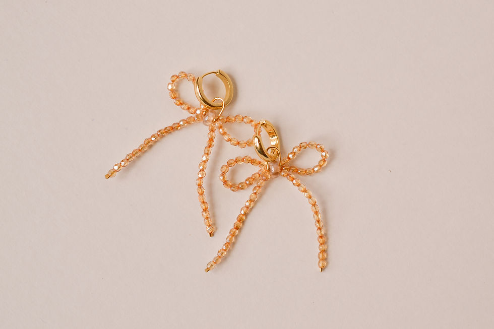Thumbnail: Golden Hour Bow Hoops