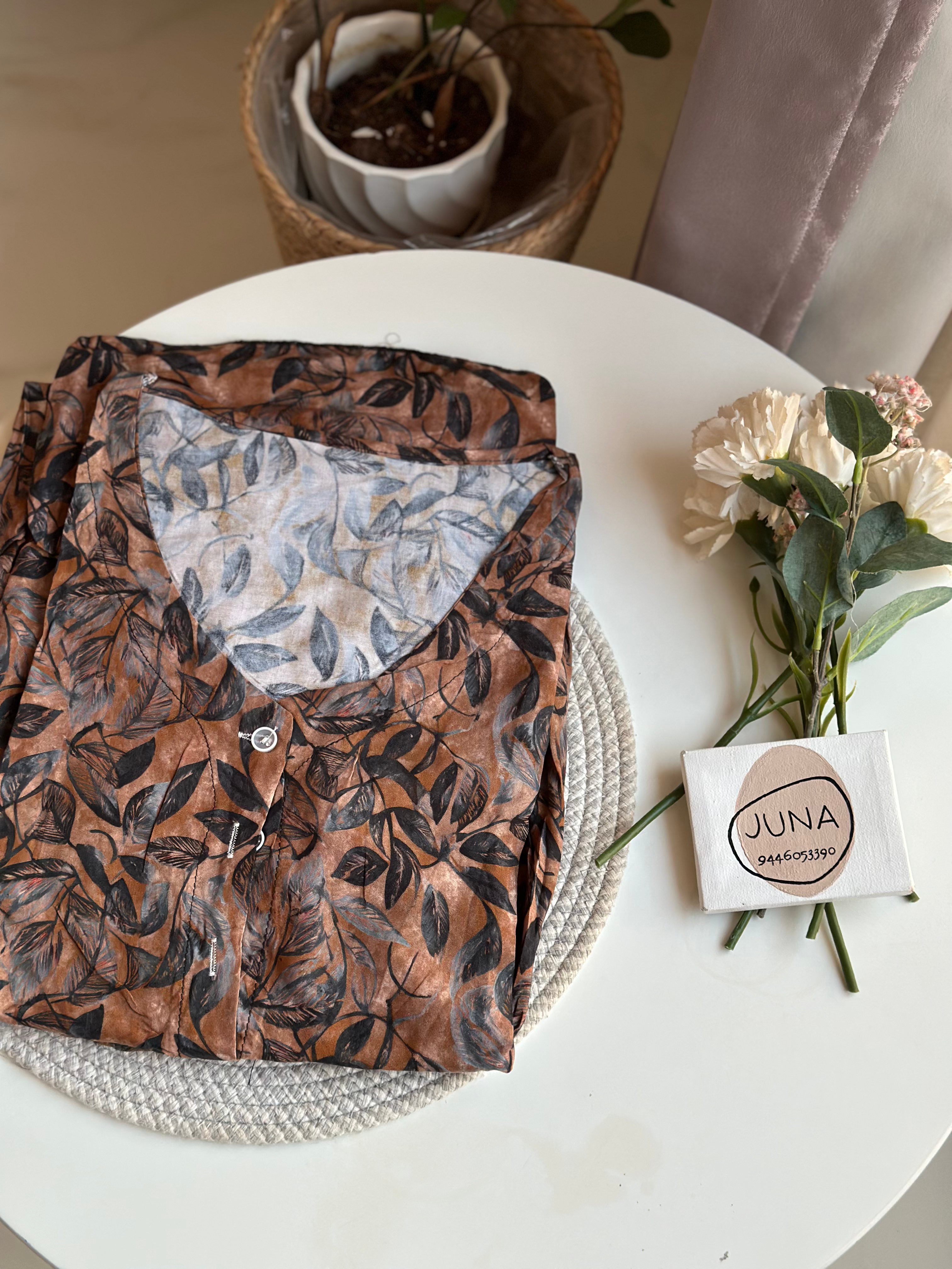 Feeding Friendly Elbow Sleeve Nighty