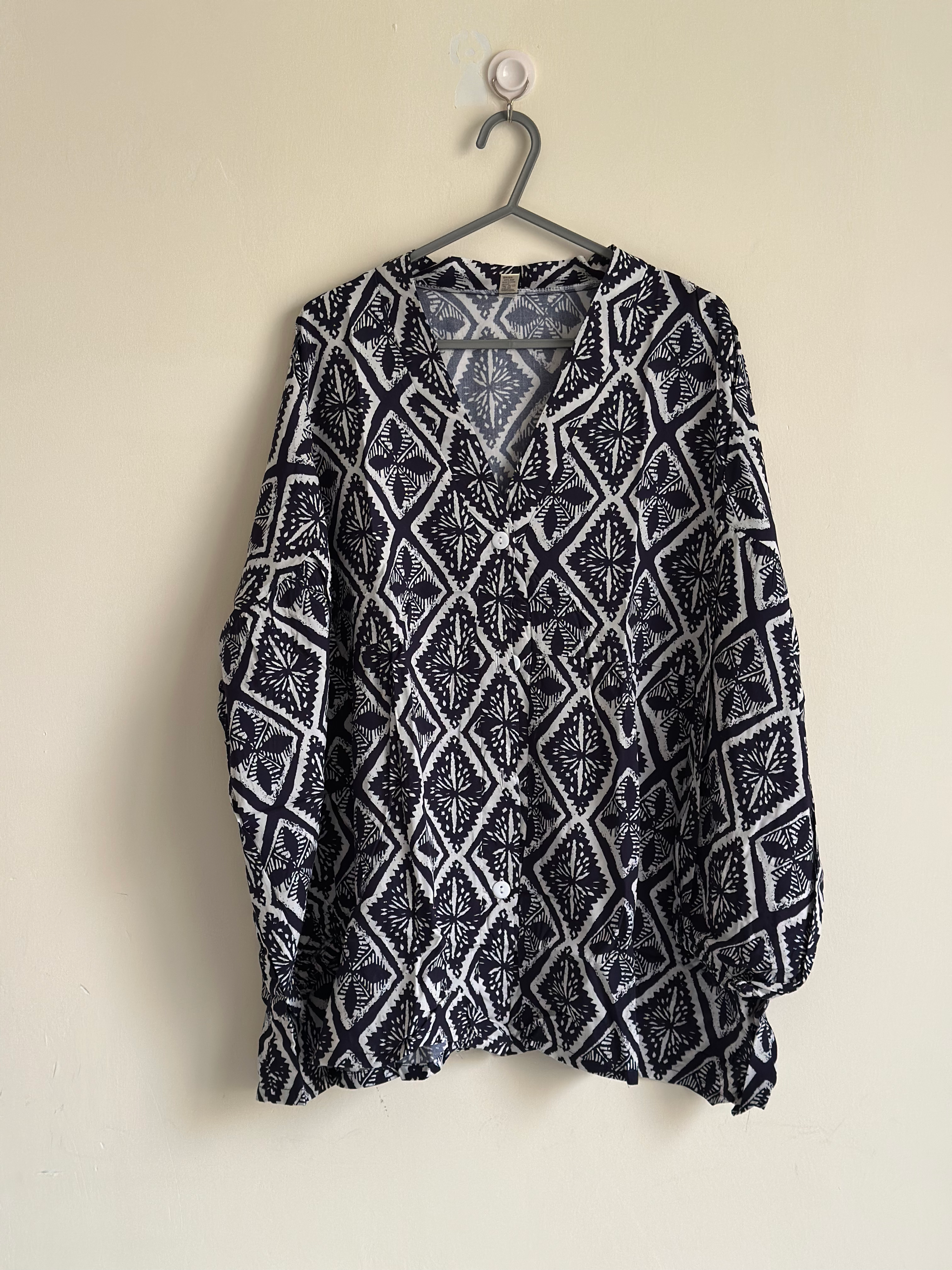 8001 - Buttoned Rayon PJ