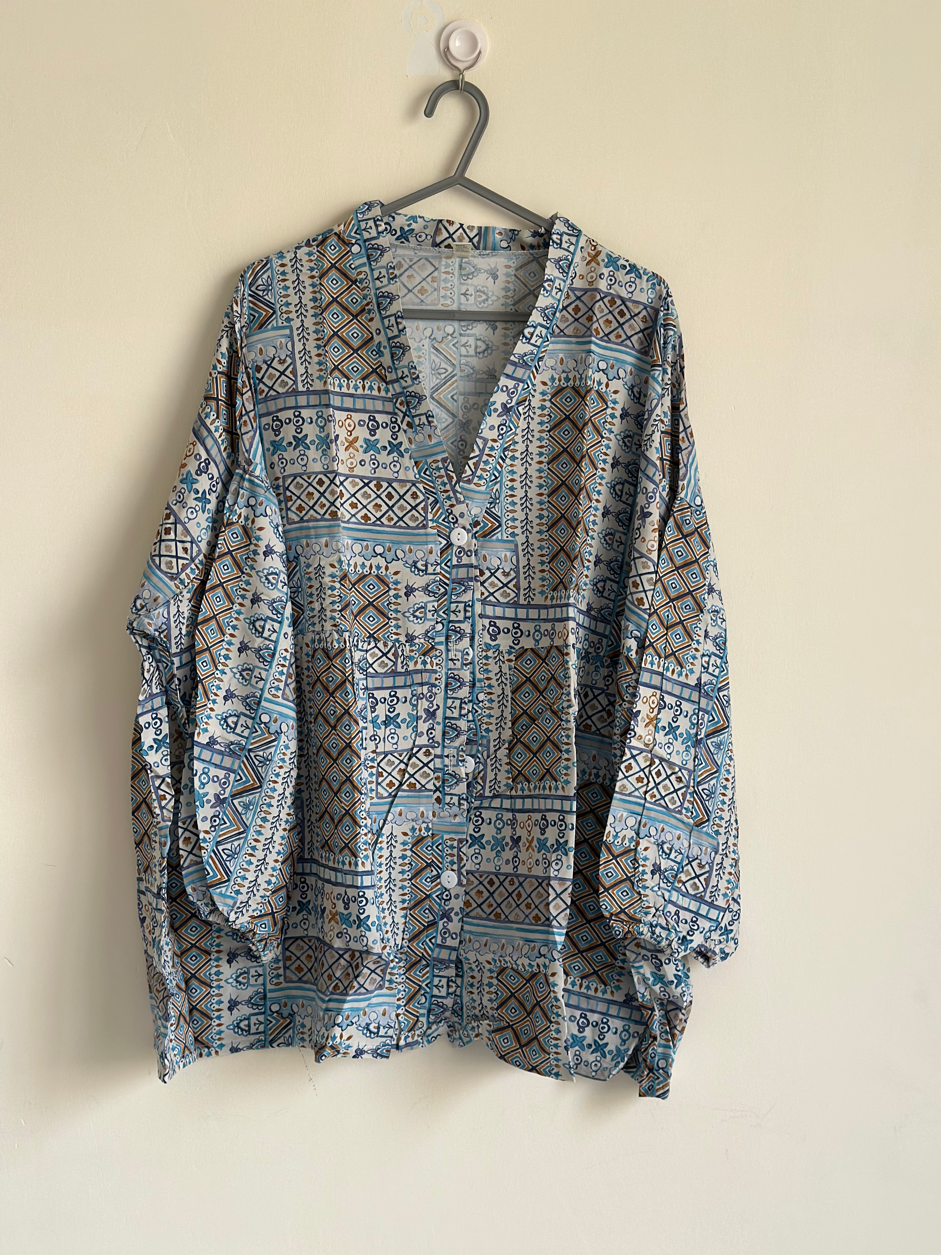 8001 - Buttoned Rayon PJ