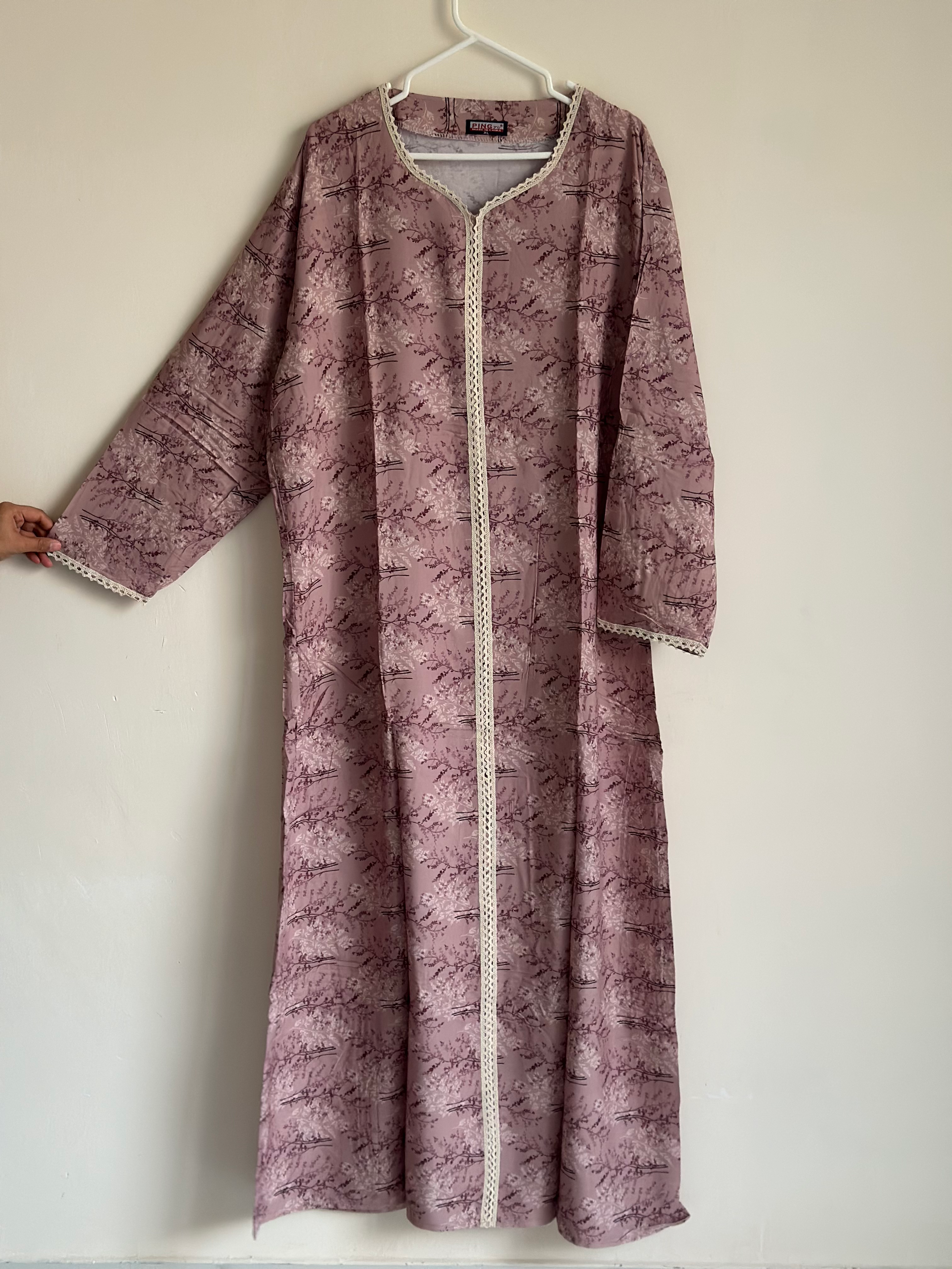 Full Sleeve ping Nighty