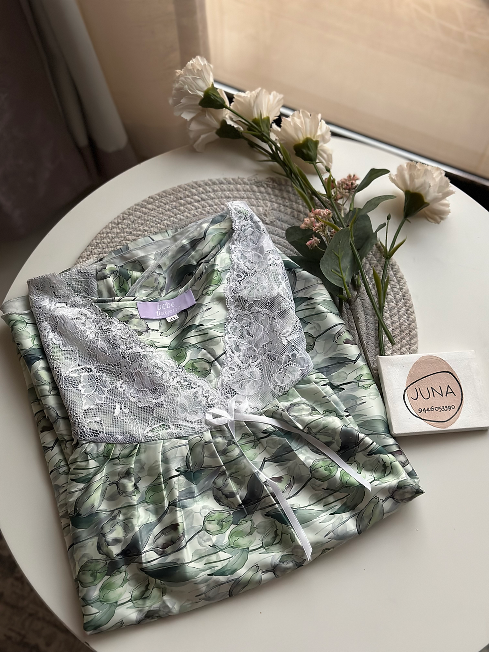 Satin Silk Gown Half Sleeve