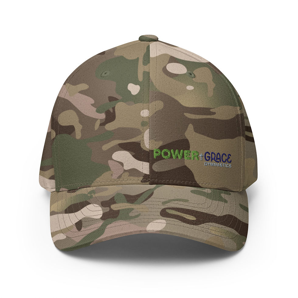Thumbnail: Power and Grace | Solid Back Flex Fit Hat