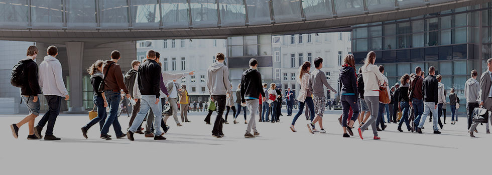 Crowd in Urban Setting