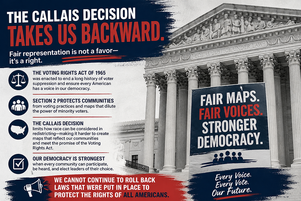 The Callais Decision Undermines the Promise of the Voting Rights Act