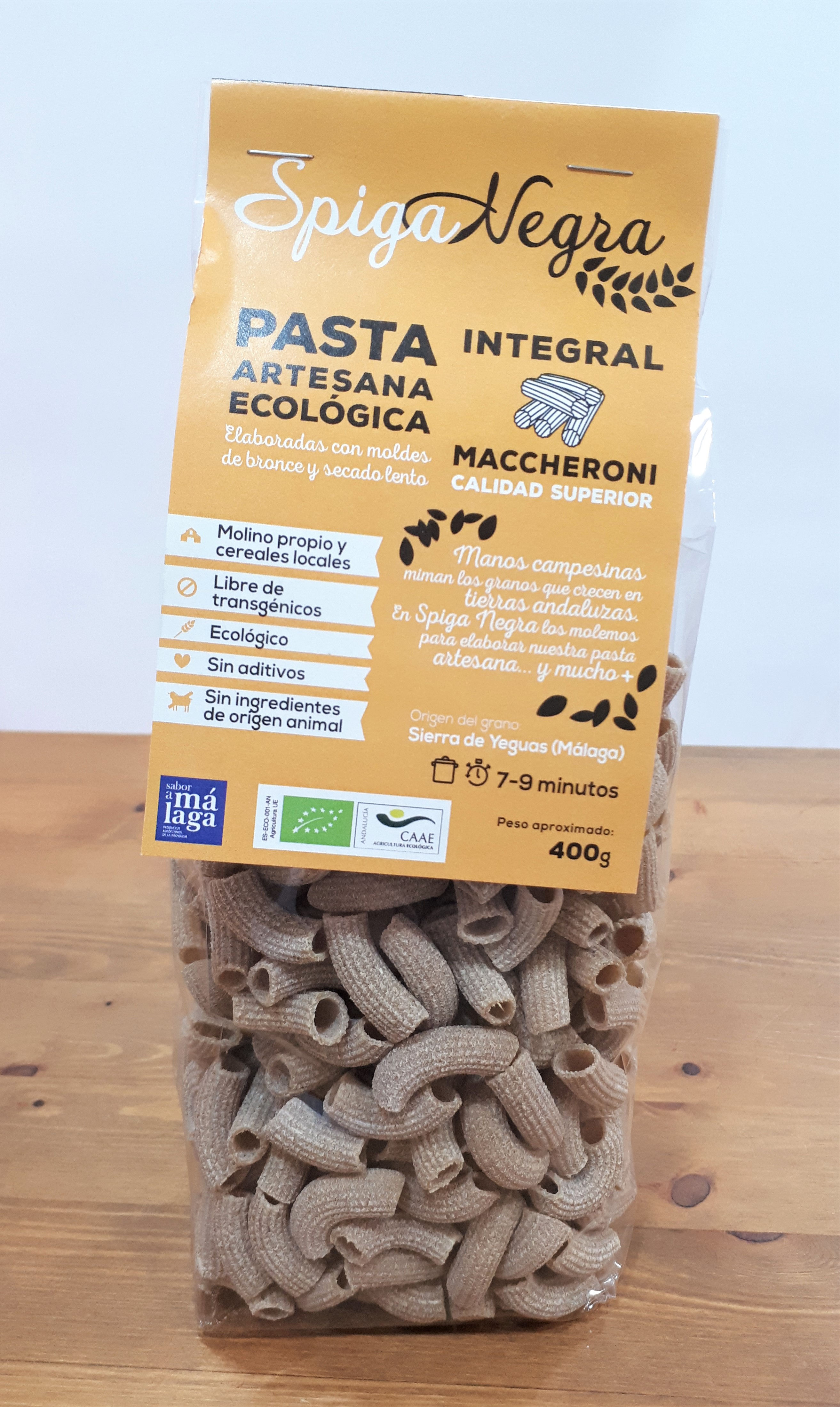 Maccheroni integral 400 gr.