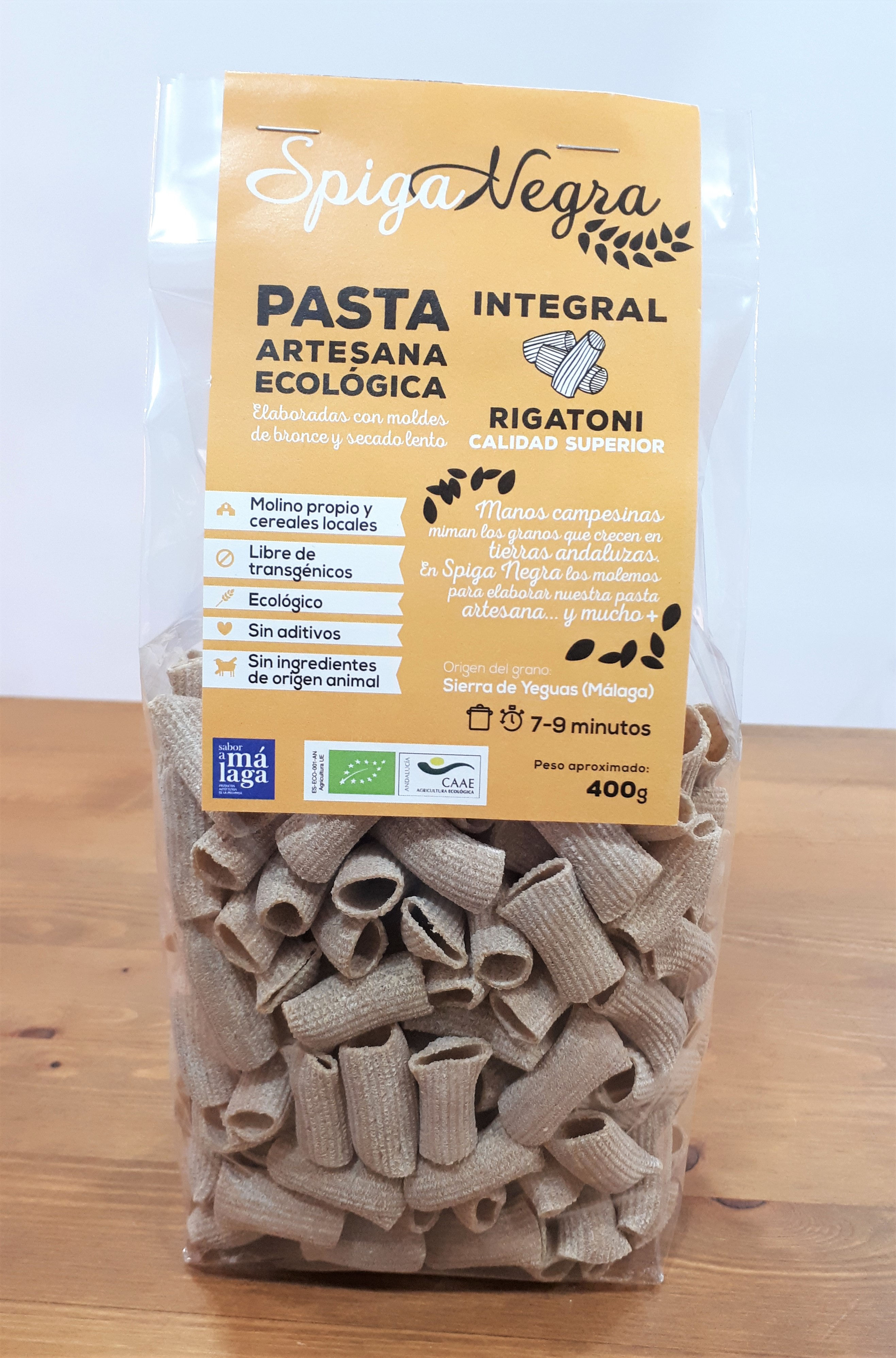 Rigatoni integral 400 gr.