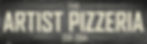 Banner stating The Artist Pizzeria established 2014