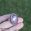 Thumbnail: Amethyst Gemmy Crystal Sterling Silver Ring Size 8.5 Reiki Infused- Supercharged