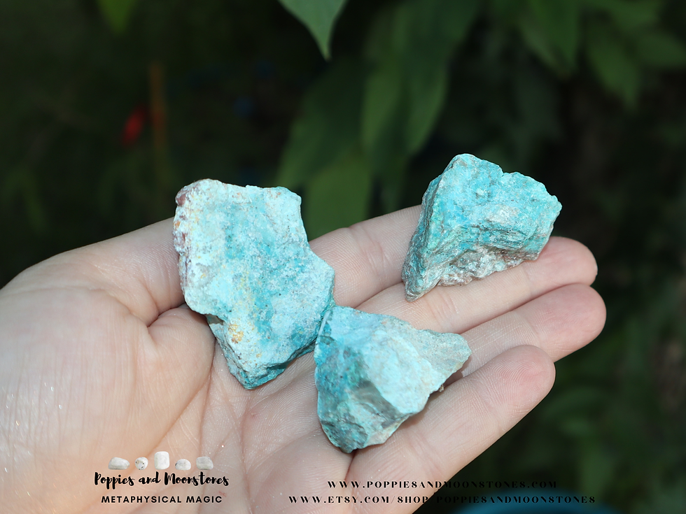 Thumbnail: Chrysocolla Raw Power Crystal You Pick Supercharged Reiki Infused