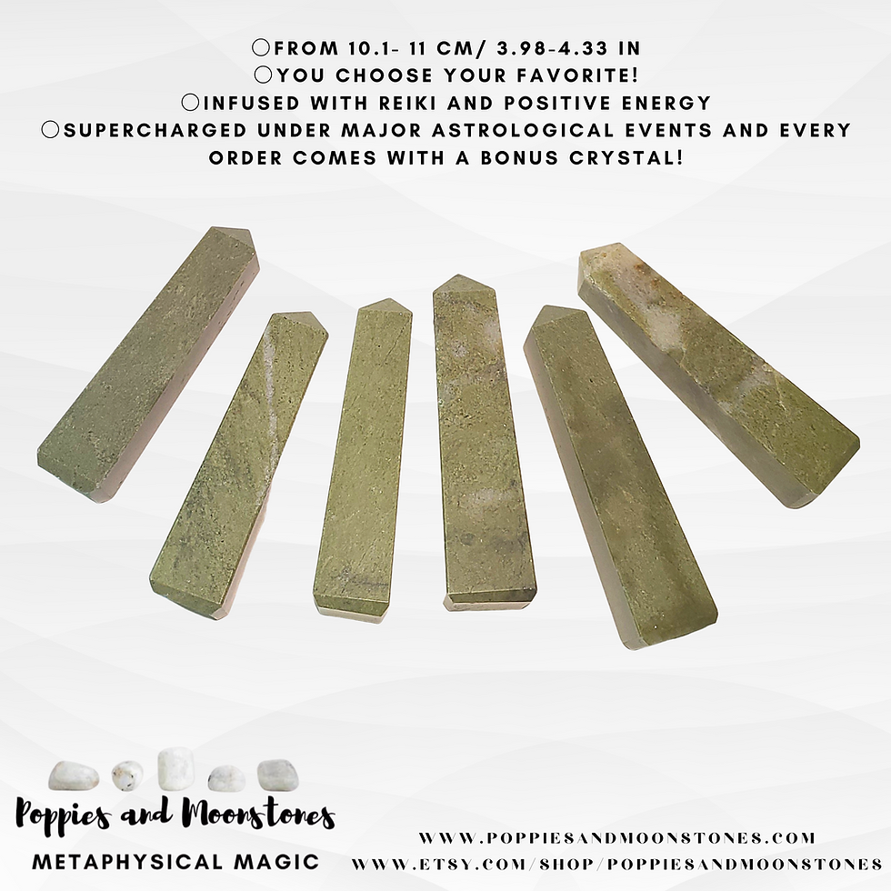 Thumbnail: Vesuvianite Crystal Tower Generator- YOU Pick Supercharged Reiki Infused