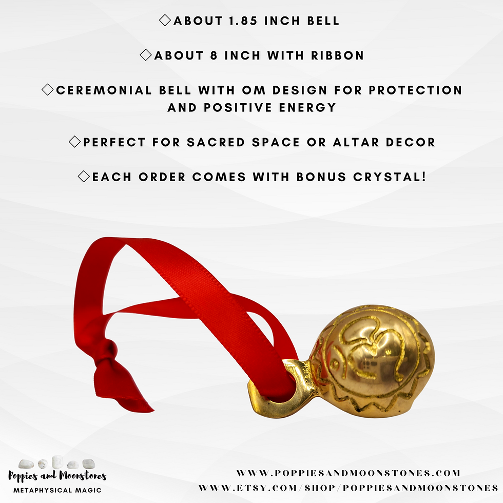 Thumbnail: Tibetan Om Brass Ghungroo Bell