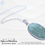 Thumbnail: Supercharged Aquamarine Oval Crystal Sterling Silver  Necklace- Reiki Infused