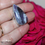 Thumbnail: Chevron Dream Amethyst Crystal Sterling Silver Ring Size 8.5- Reiki Infused