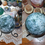 Thumbnail: Supercharged Huge Gemmy Moss Agate Sphere and Stand for Grounding and Nurturing 