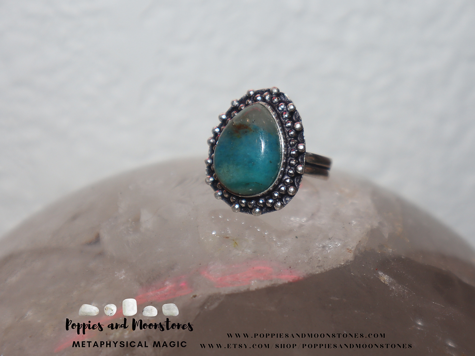Thumbnail: Quantum Quattro Crystal Ornate Sterling Silver Ring Size 7.5- Reiki Infused