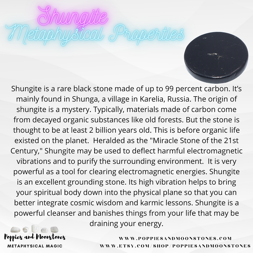 Thumbnail: Supercharged Shungite Crystal  Disk for EMF Protection with Sticker for Phone
