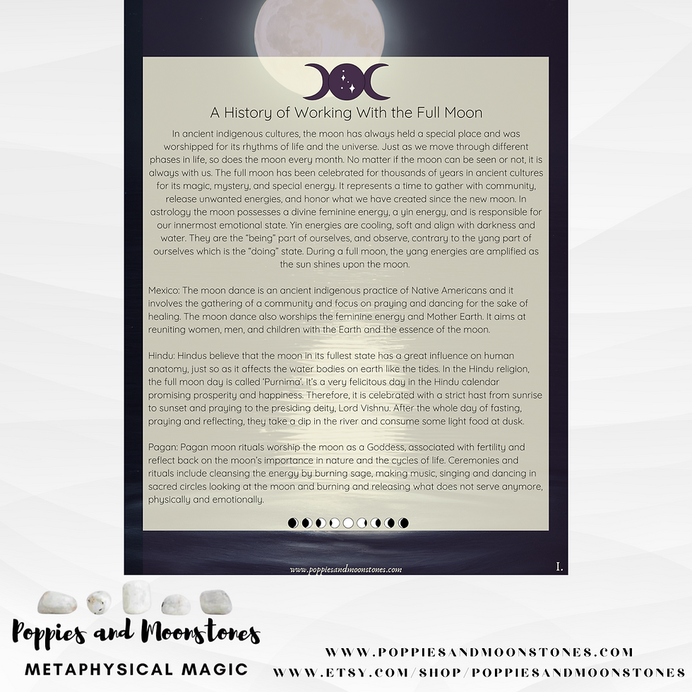 Thumbnail: Honoring the Full Moon: A Guide to Ritual and Practices Digital Download