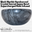 Thumbnail: Black Marble Handcarved Crystal Sacred Space Bowl Supercharged Reiki Infused