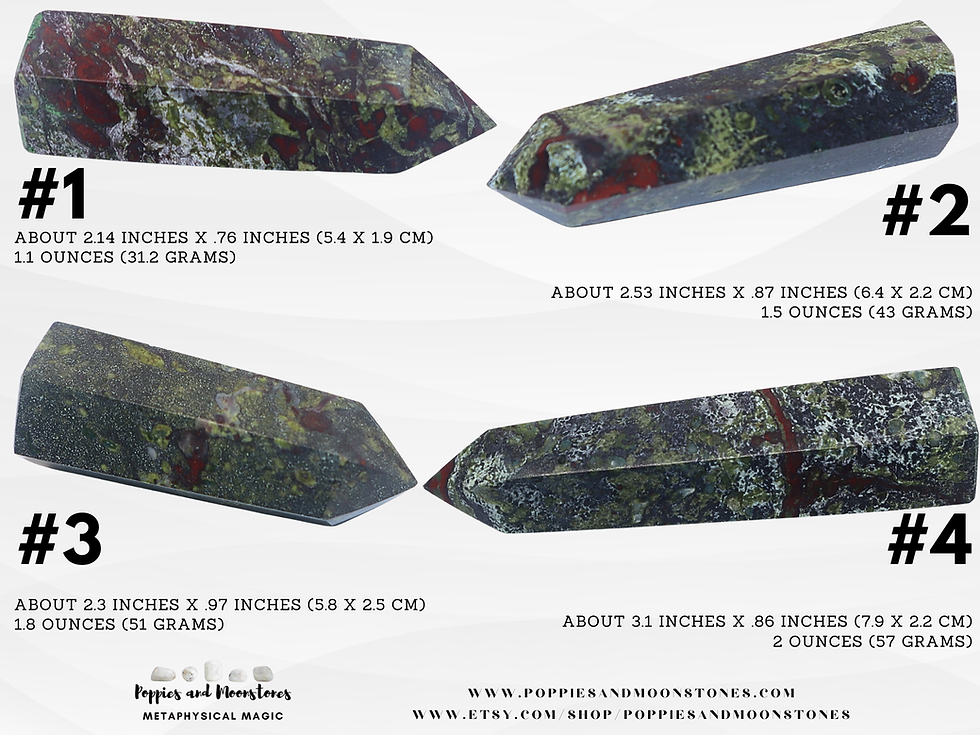Thumbnail: Dragon Blood Jasper Stone Tower Wand Obelisk Generator Supercharged Reiki Infuse