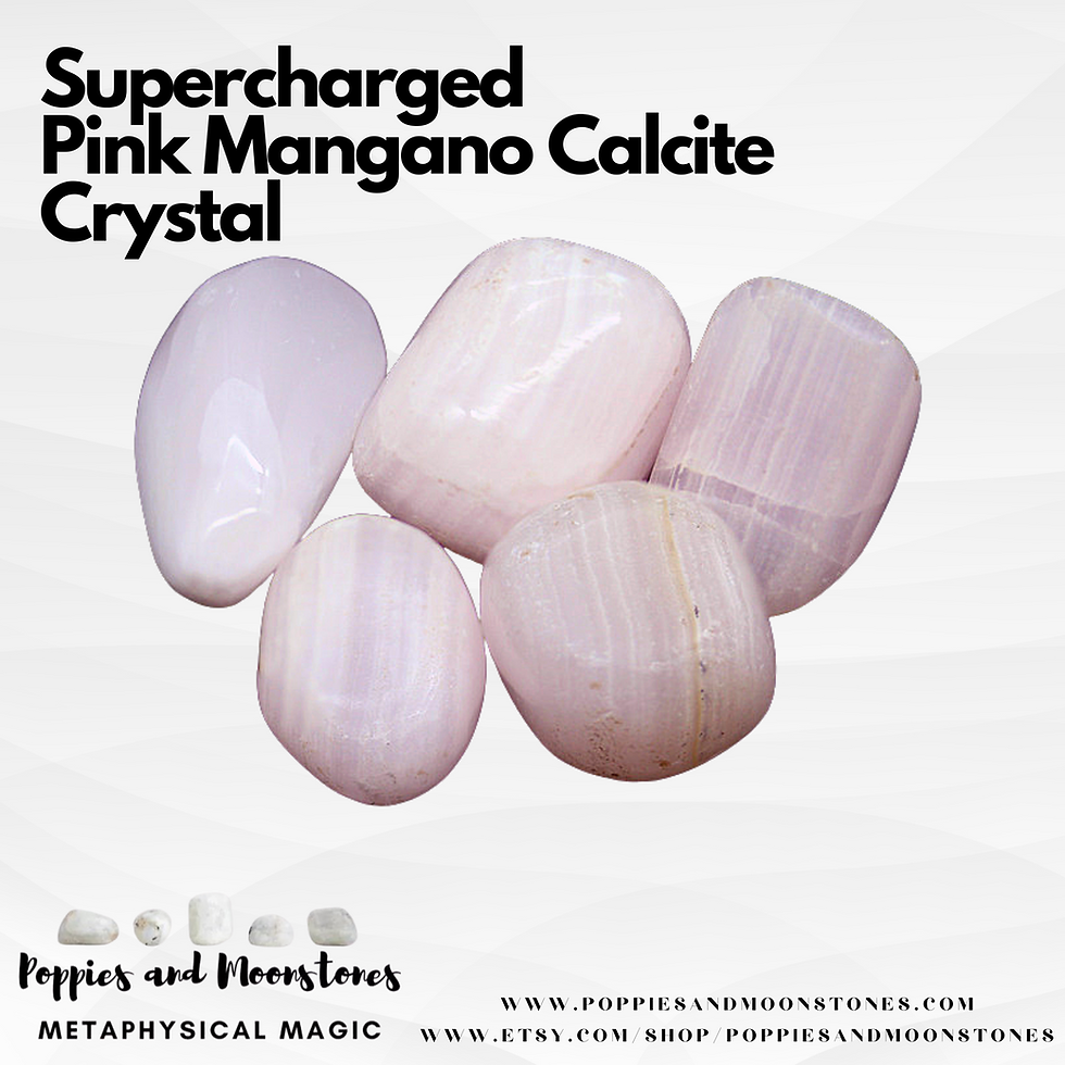 Supercharged Pink Mangano Calcite Crystal