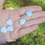 Thumbnail: Lapis Lazuli or Opalite Mini Hearts- You Choose Reiki Infused