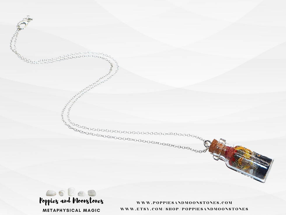Thumbnail: Spell Jar Pendant Customized for Your Intentions- Supercharged- Reiki Infused