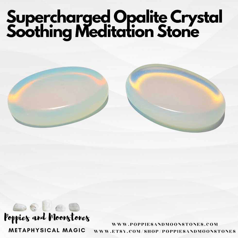 Supercharged Opalite Crystal Soothing Meditation Stone
