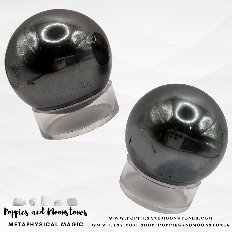 Thumbnail: Supercharged Hematite Crystal Sphere and Stand