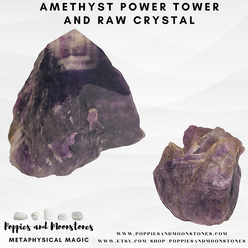 Thumbnail: Supercharged Amethyst Crystal Gift Set for Intuition and Psychic Development