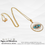 Thumbnail: Supercharged Evil Eye Nazar Enamel Amulet Gold Plated Necklace