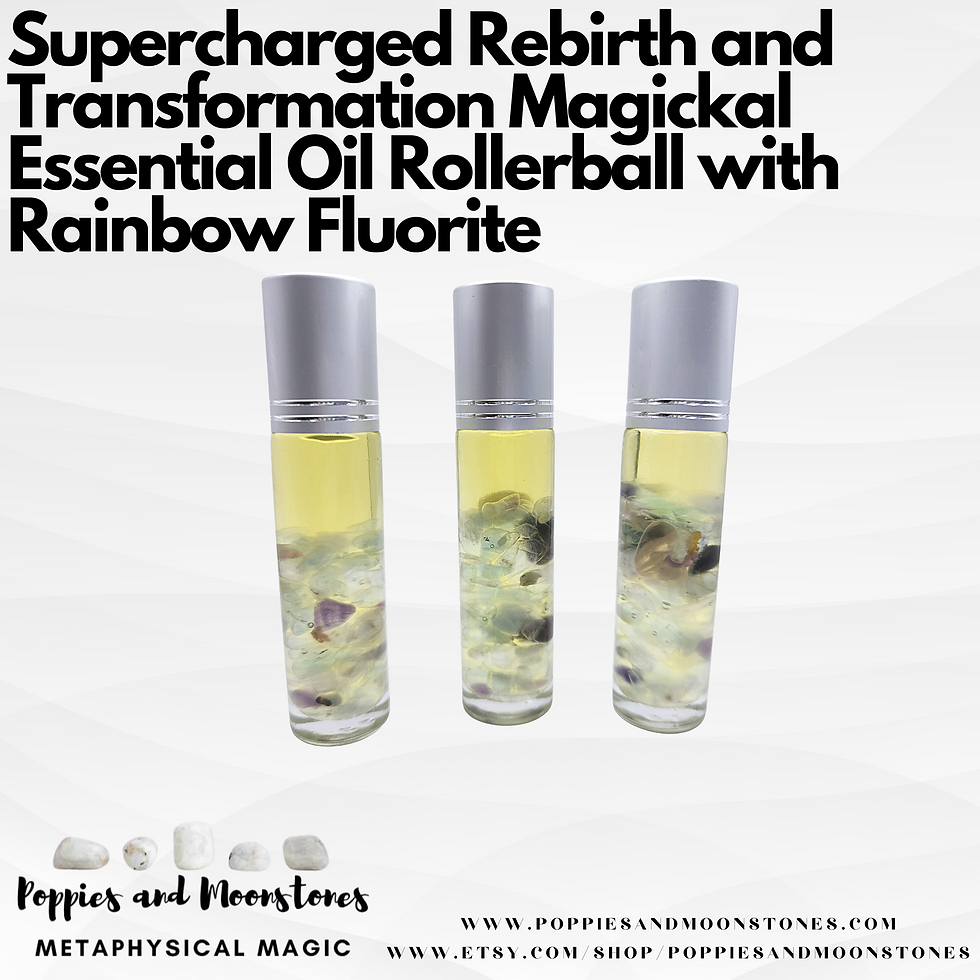 Supercharged Rebirth and Transformation Magickal Essential Oil Rollerball with R