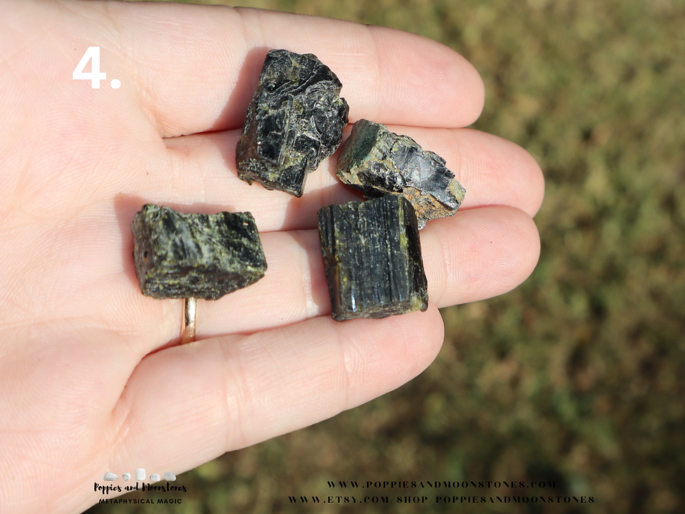 Thumbnail: Shambala Green Tourmaline Crystal Rare Himalayan Specimen- You Pick- Reiki