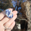 Thumbnail: Sodalite Oval Crystal Sterling Silver Ring Size 9- Reiki Infused- Supercharged