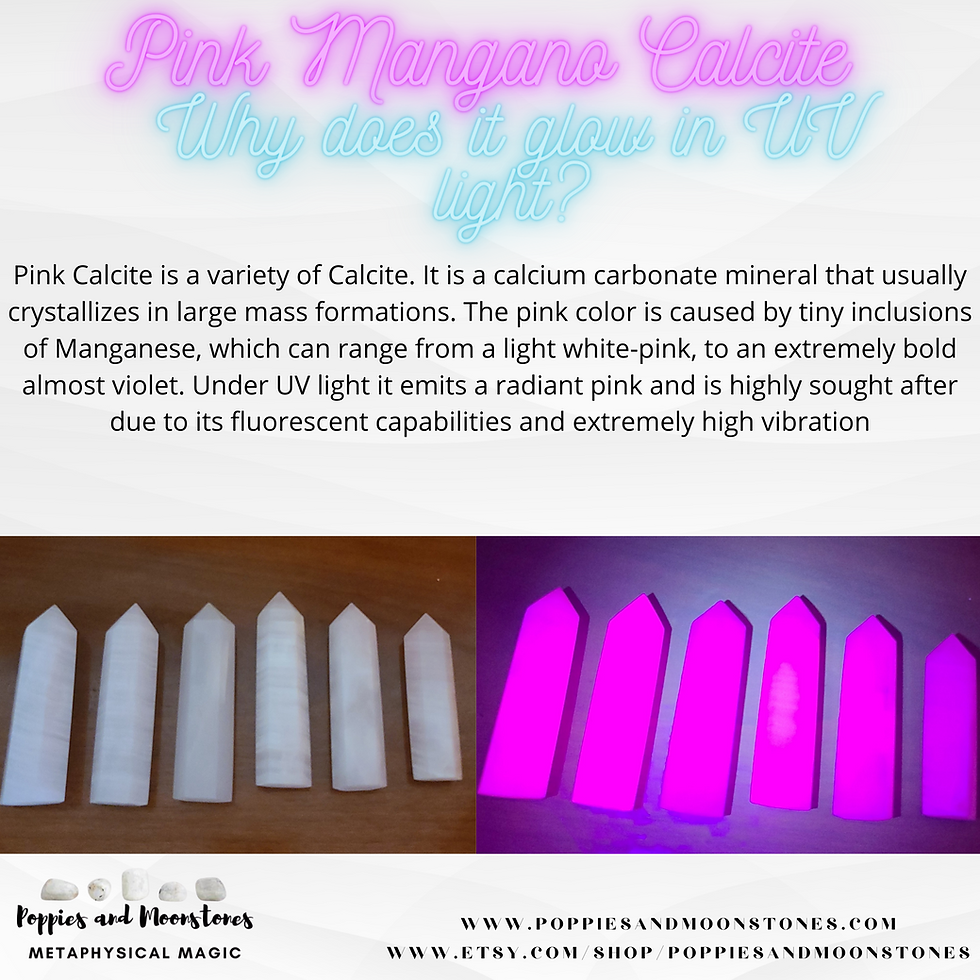 Thumbnail: Pink Mangano Calcite Crystal Obelisk Wand Tower Reiki Infused Supercharged