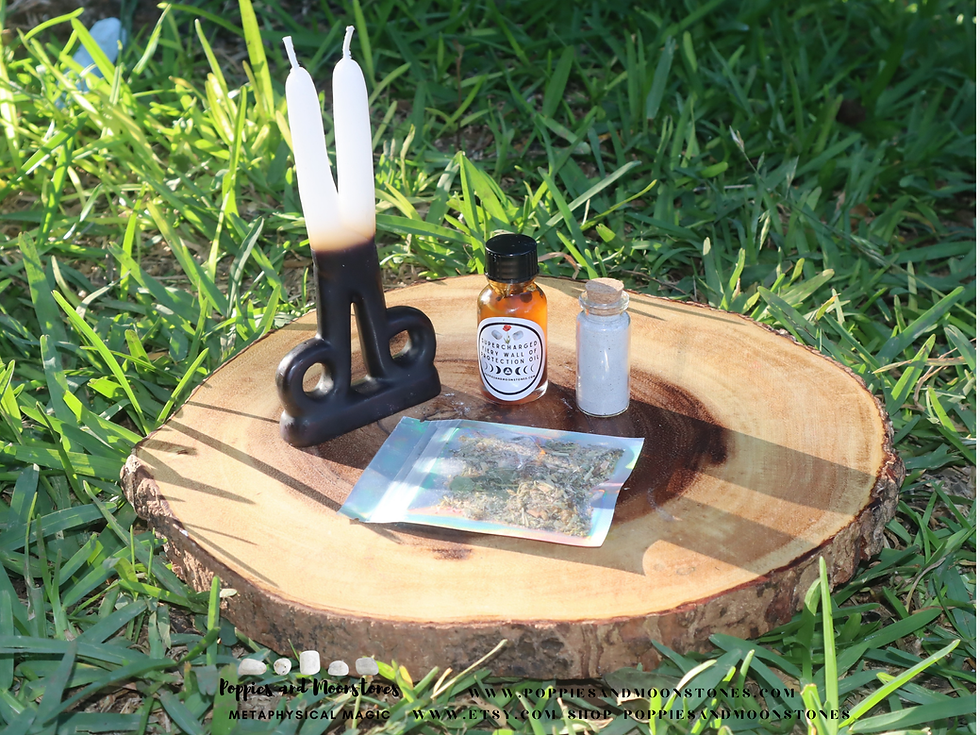 Thumbnail: Cord Cutting Energetic Cleanse Ritual Kit- Reiki Infused- Supercharged