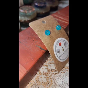 Thumbnail: Supercharged Amazonite Crystal Earrings
