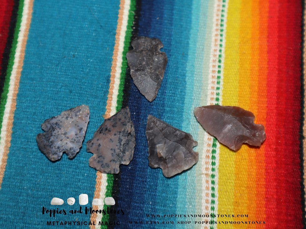 Thumbnail: Jasper Flint-Knapped Arrowhead- Supercharged- Reiki Infused