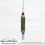 Thumbnail: Supercharged Unakite Red Jasper and Clear Quartz Crystal Pendulum Wand Reiki 