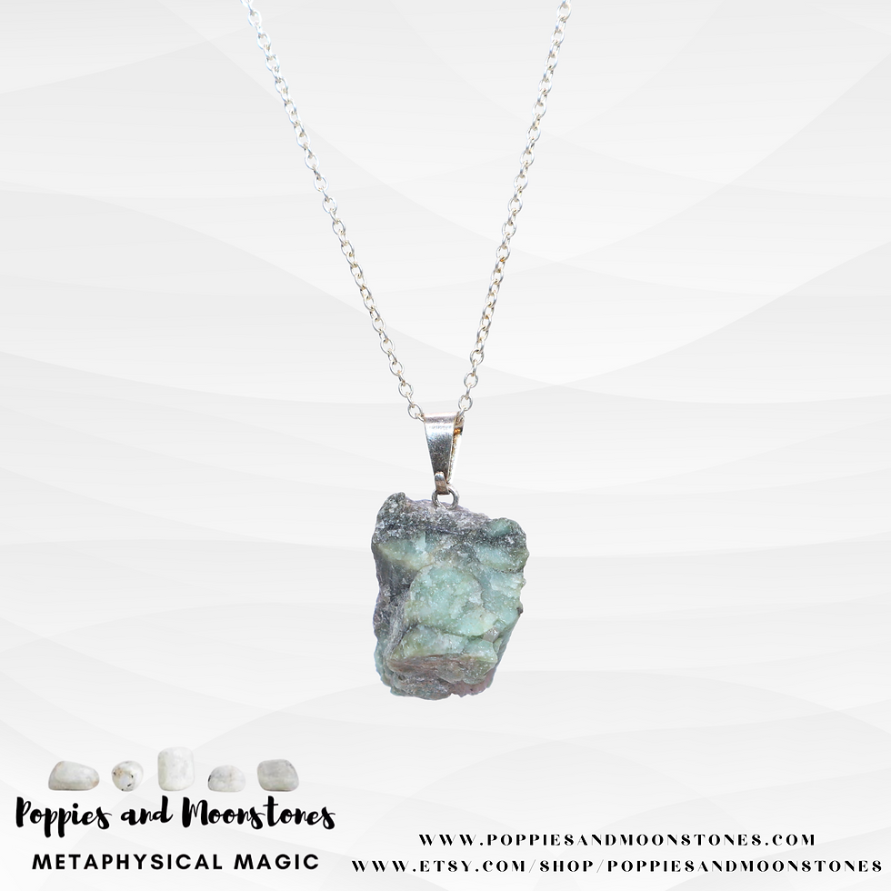 Thumbnail: Supercharged Raw Emerald Crystal Necklace