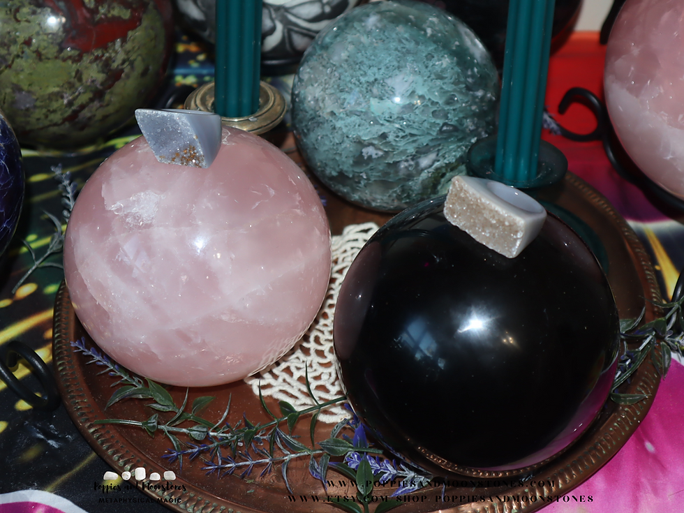Thumbnail: Supercharged Grey Agate  Druzy Crystal Power Ring Reiki Infused