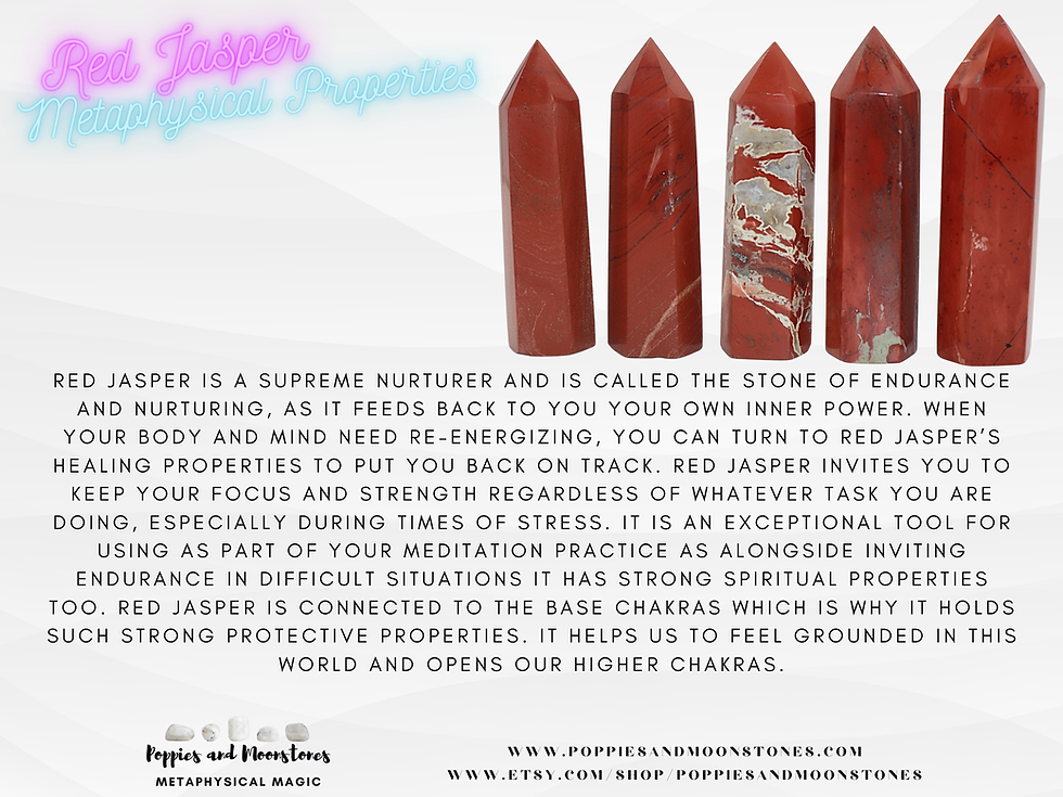 Thumbnail: Red Jasper Shamanic Protect and Grounding Crystal Obelisk Tower Generator Reiki