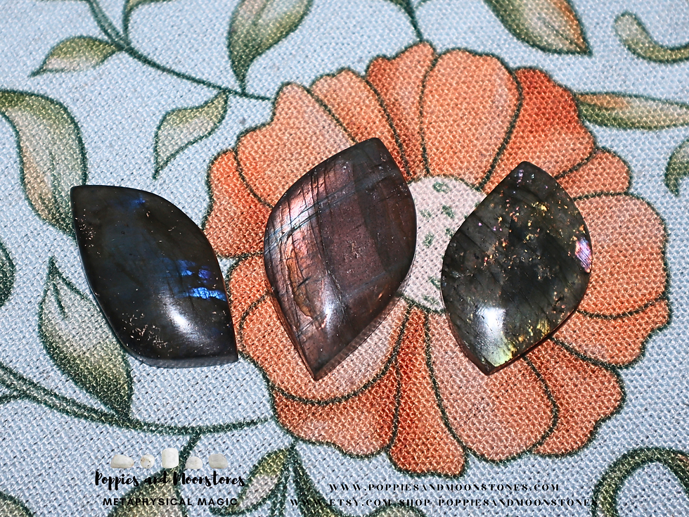 Thumbnail: Labradorite Flashy Power Crystal or Cabochon You Pick! Supercharged Reiki Infuse