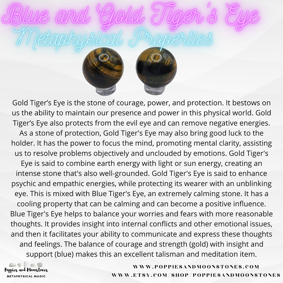 Thumbnail: Supercharged Mixed Tiger's Eye Blue and Gold Crystal Sphere and Stand