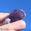 Thumbnail: Supercharged Rare Cubic Violet Purple Fluorite Crystal Specimen- Reiki Infused