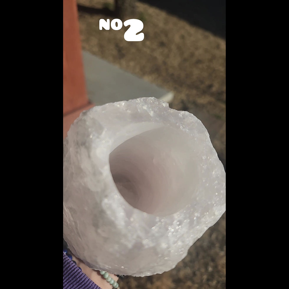 Thumbnail: Rose Quartz Carved Crystal Sacred Space Vase and Holder- Supercharged- Reiki
