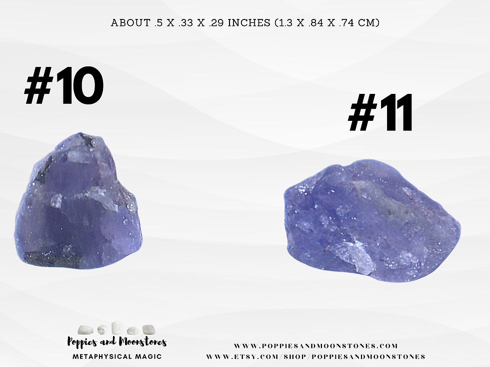 Thumbnail: Tanzanite Crystal Rare Synergy 12 Crystal Specimen- Supercharged- Reiki Infused