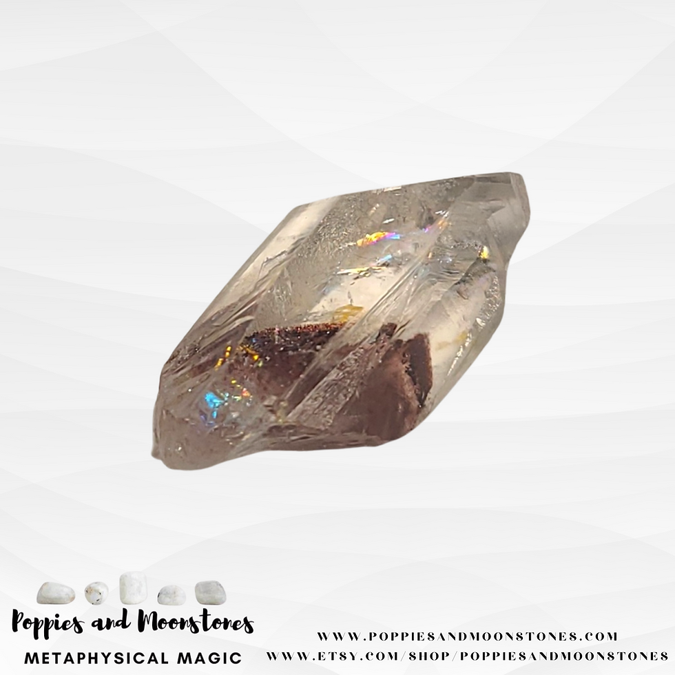 Thumbnail: Supercharged Rare Phantom Smoky Quartz Supreme Spiritual Crystal Point